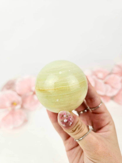 Green Onyx Sphere #2