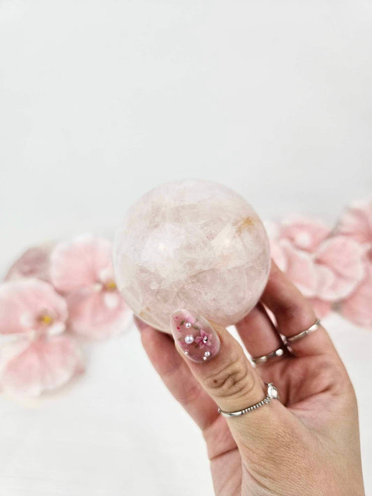 Rose Quartz Sphere #3