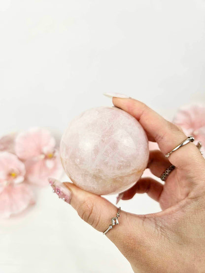 Rose Quartz Sphere #3