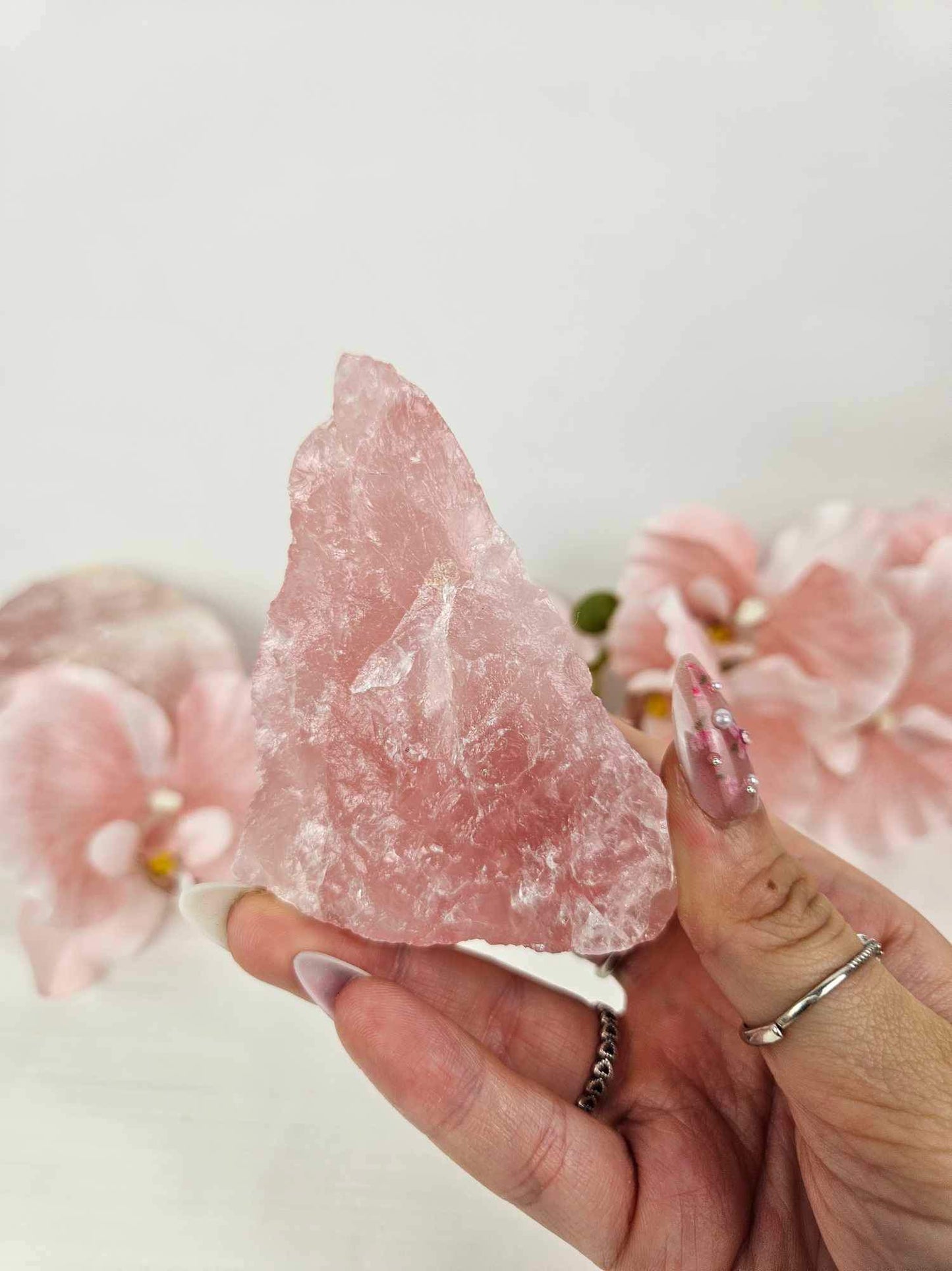 Madagascar Rose Quartz Raw Chunks