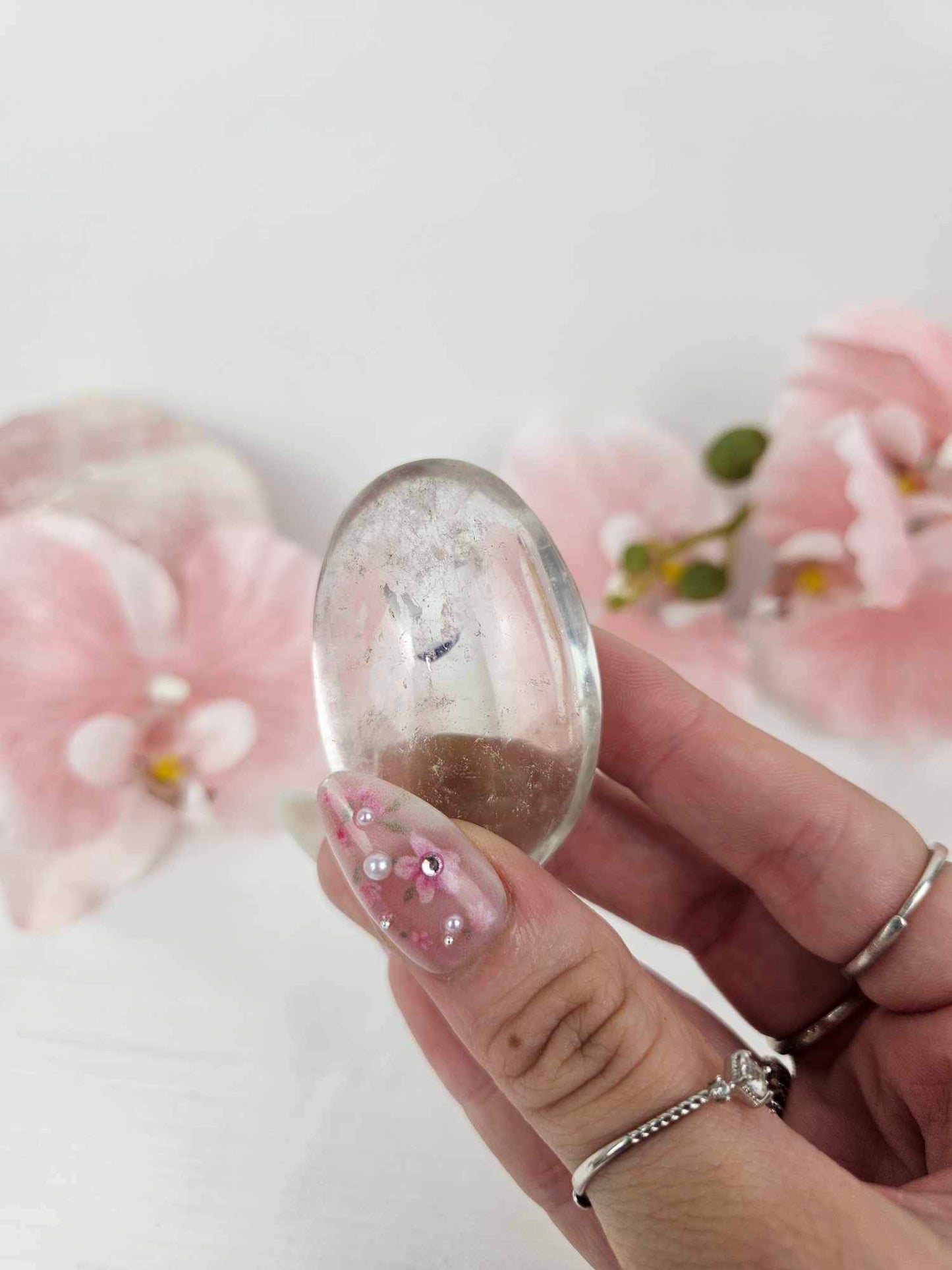 Clear Quartz Palmstone