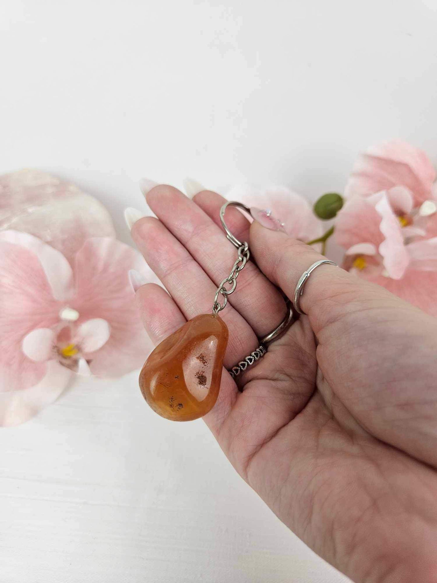 Carnelian Key Ring