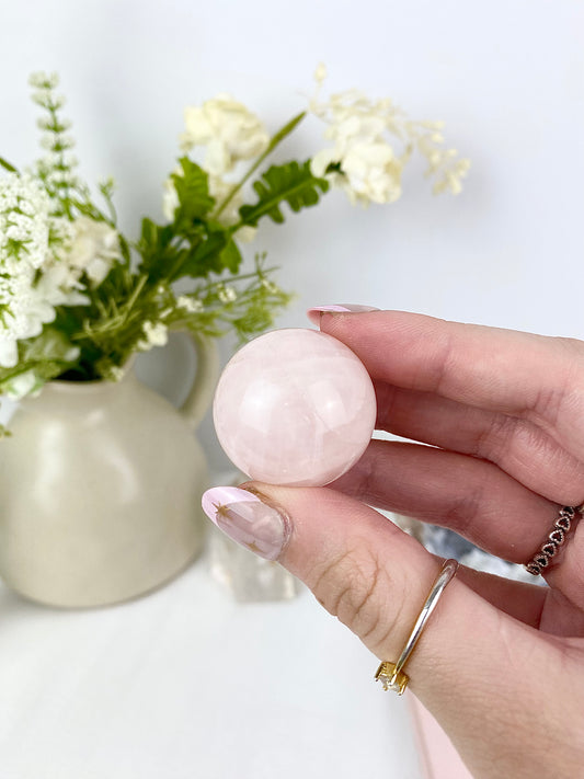 Rose Quartz Spheres