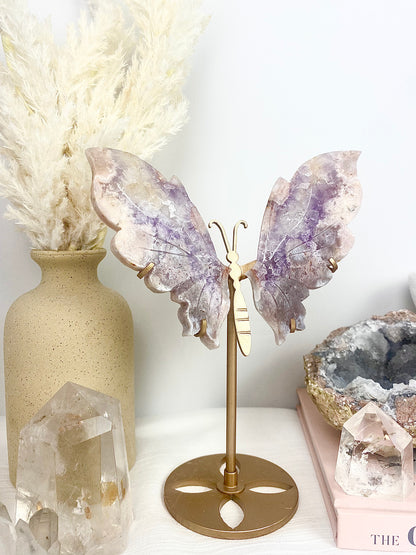 ✧ Pink Amethyst Butterfly Wings ✧