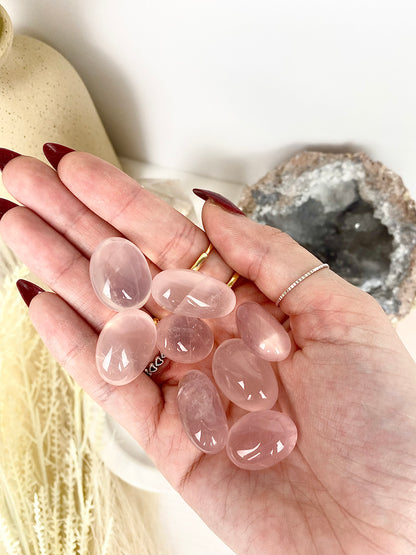 ☆ A-Grade Jelly Rose Quartz Tumbles ☆