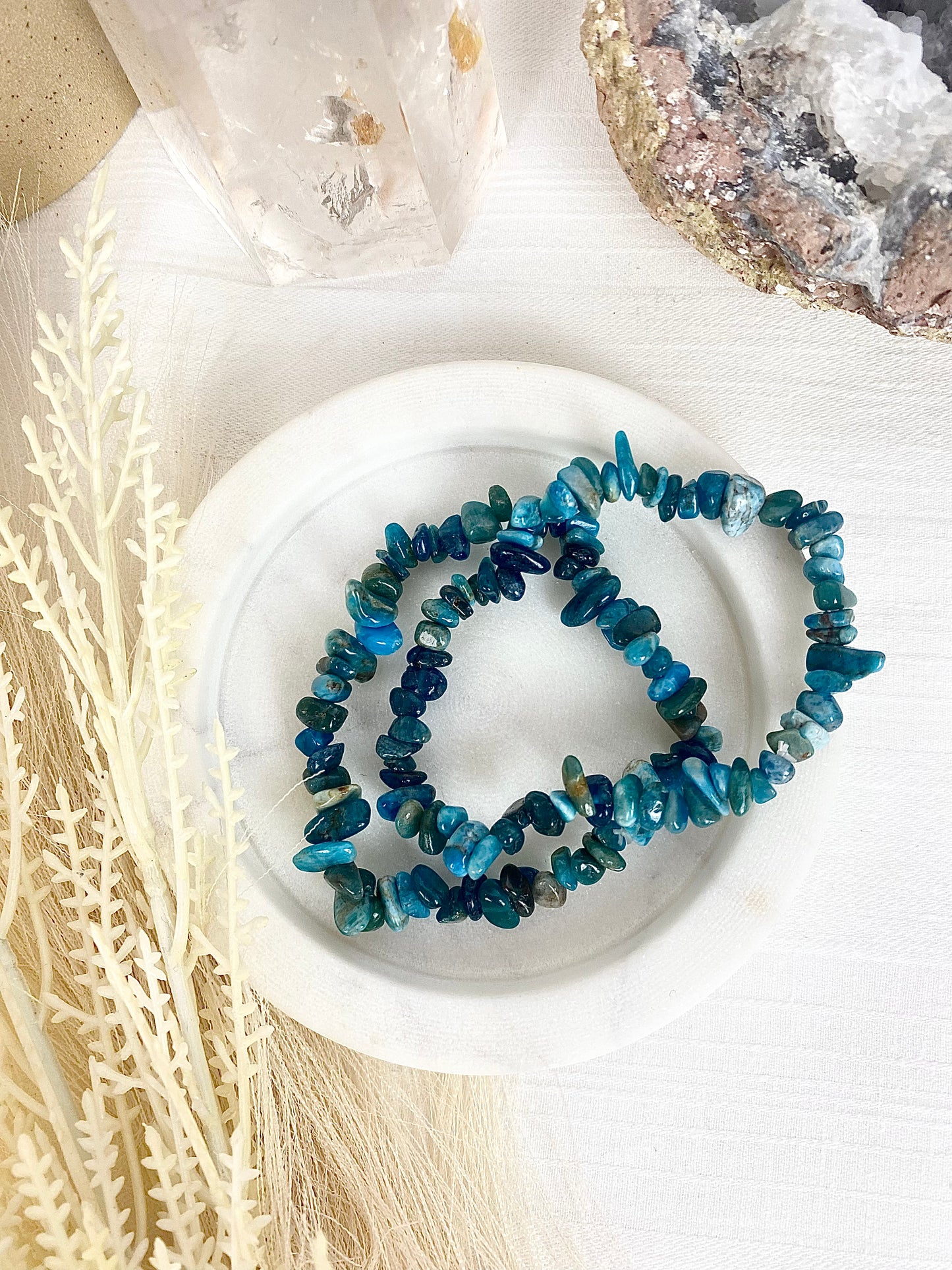 Apatite Chip Bracelets