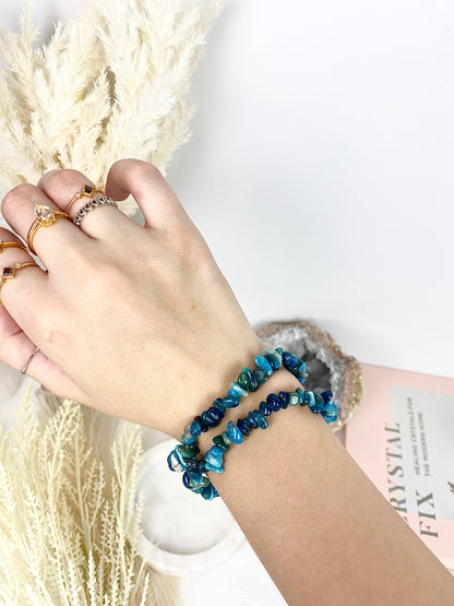 Apatite Chip Bracelets