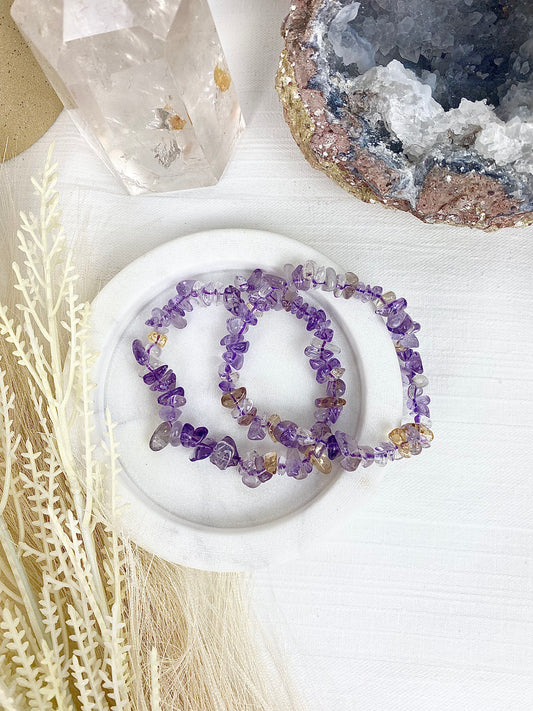 Ametrine Chip Bracelets