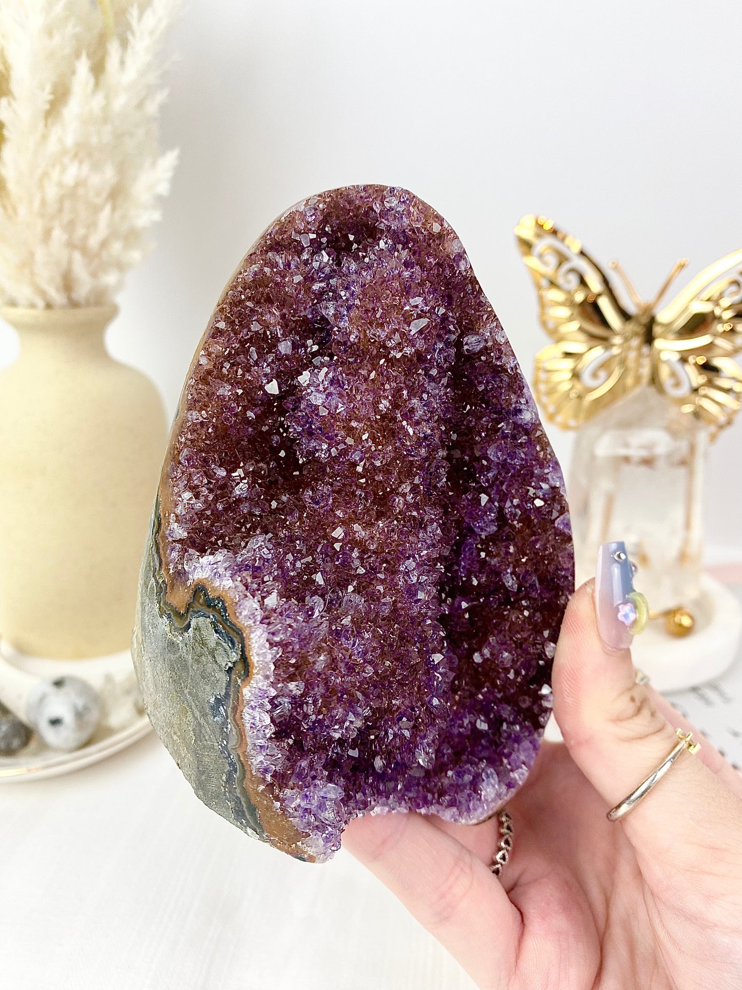 ✧ Sparkly Amethyst Geode — 1. ✧