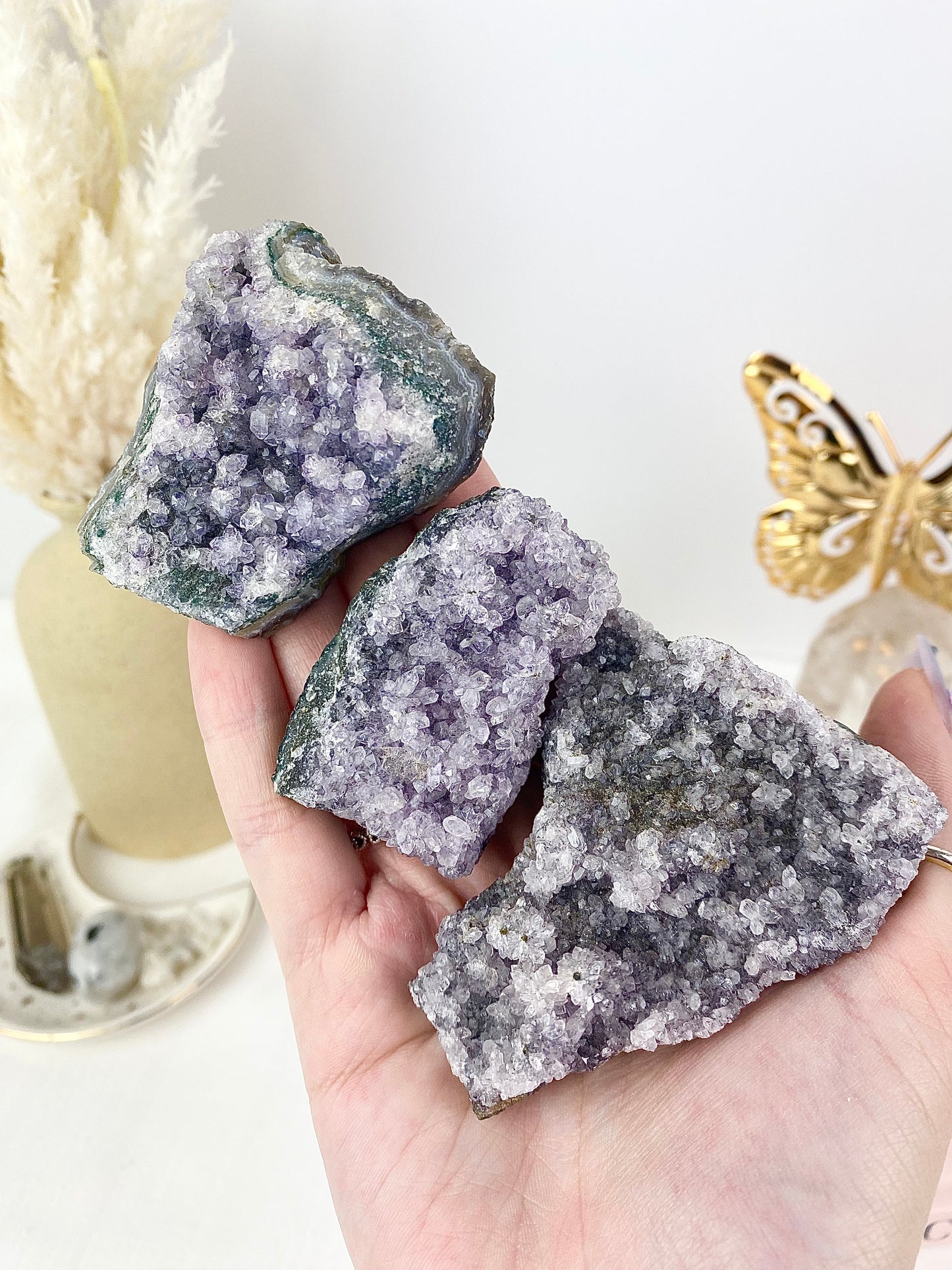 ✿ Flower Amethyst Clusters ✿