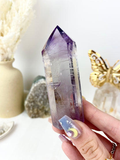 A-Grade Amethyst Tower with Rainbow Inclusions from Brazil 🇧🇷