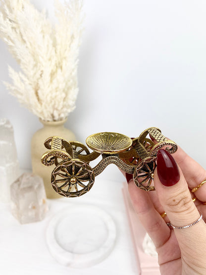 Gold Carriage Sphere Holder