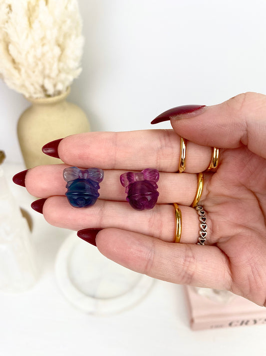 Mini Fluorite Cupcakes