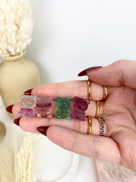 Mini Fluorite Bears