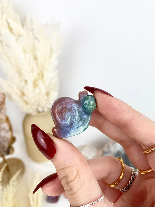 Purple Ocean Jasper Snails