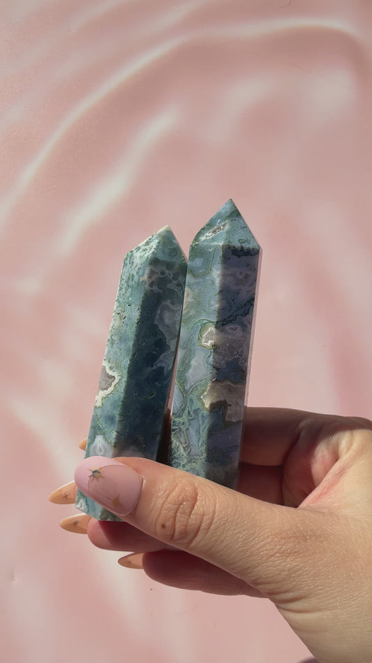 Moss Agate Towers