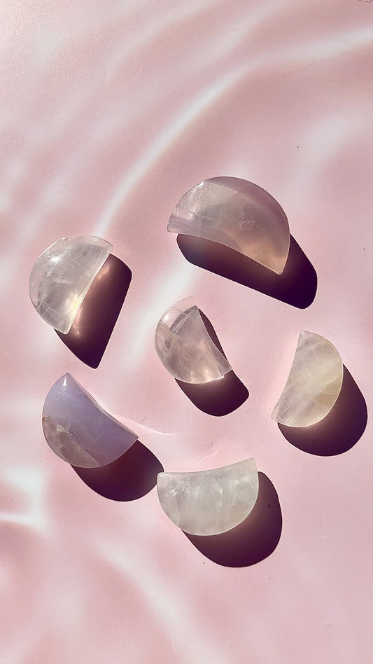 Lavender Fluorite Moons