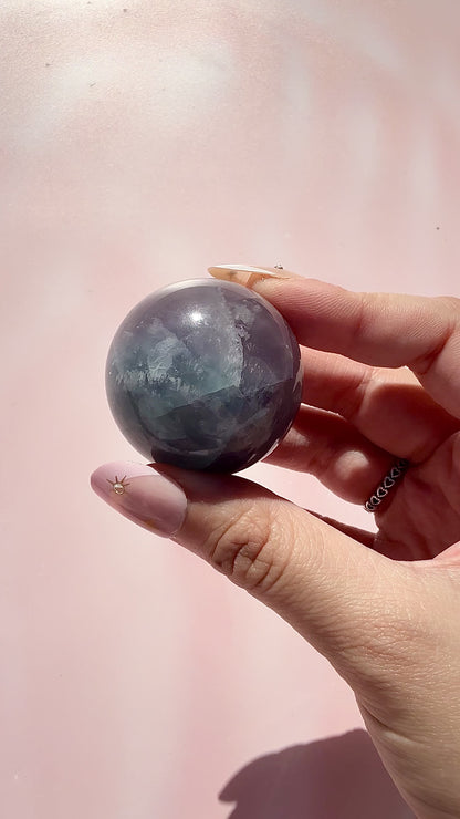 Blue Fluorite Sphere
