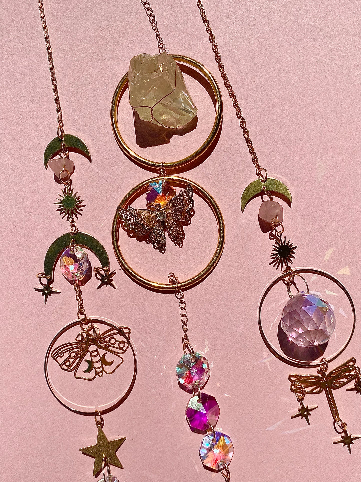 ✧ Gold Pendant Suncatchers ✧