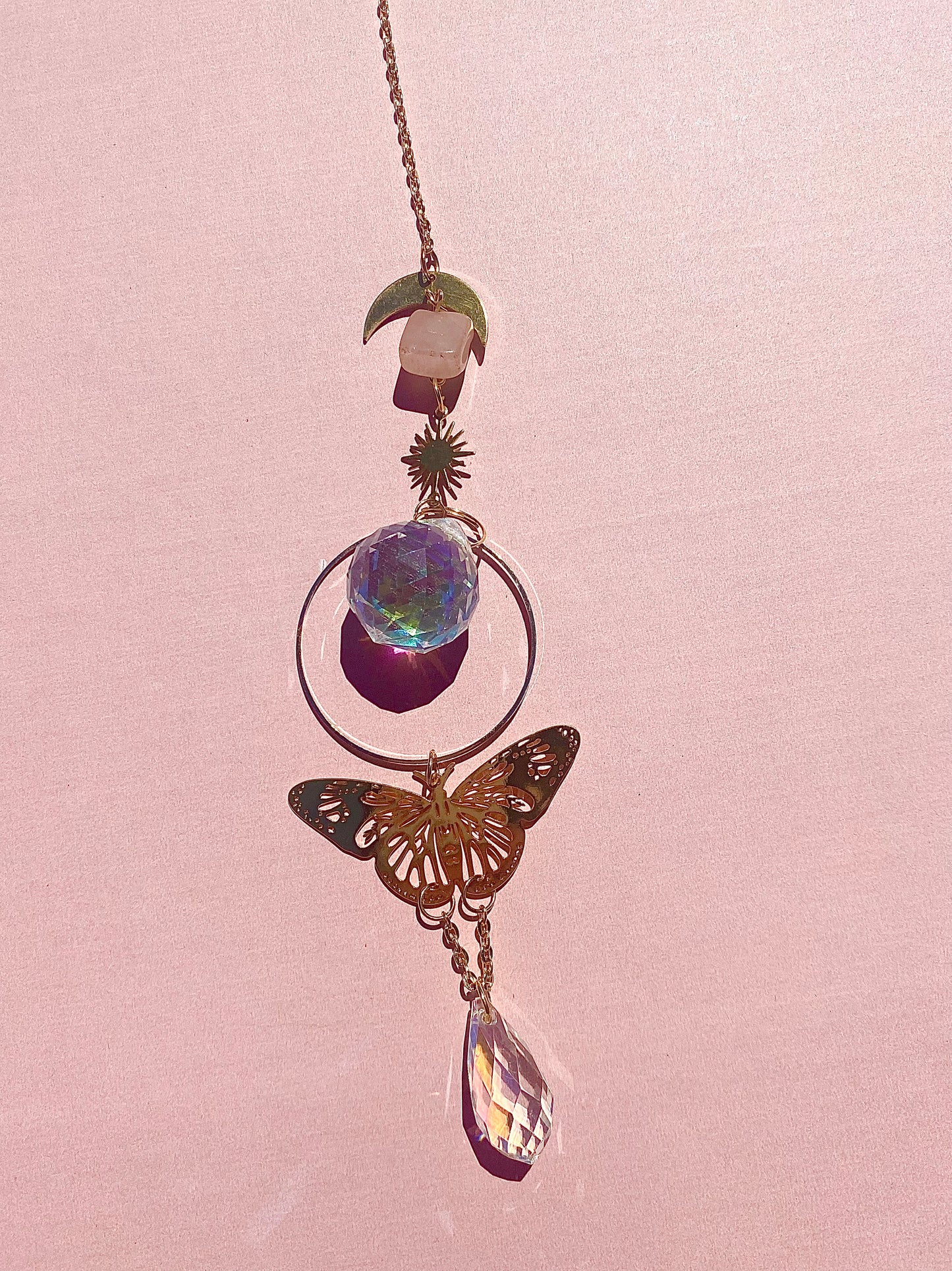 ✧ Gold Pendant Suncatchers ✧