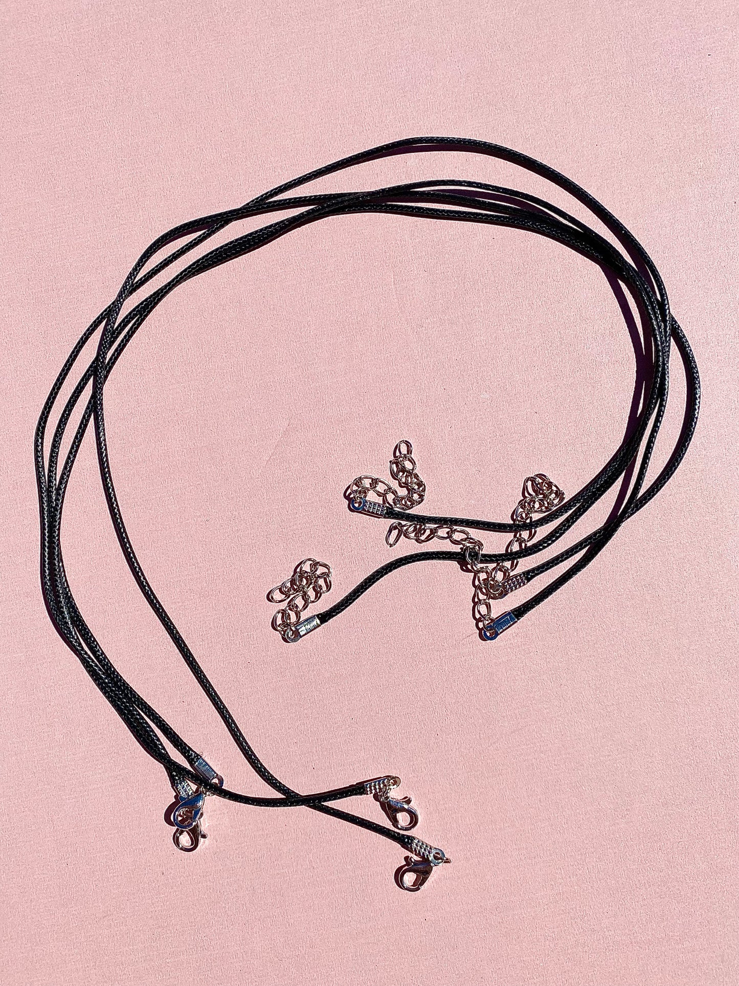 Black Cord Necklace Chains