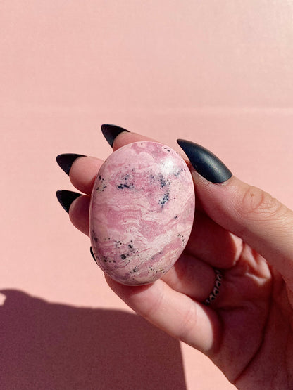 ♡ Peruvian Rhodonite Palmstones ♡