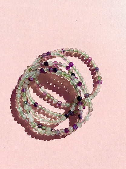 Fluorite Beaded Bracelets