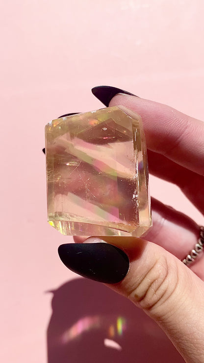 ✧ A Grade Golden Optical Calcite from India 🇮🇳