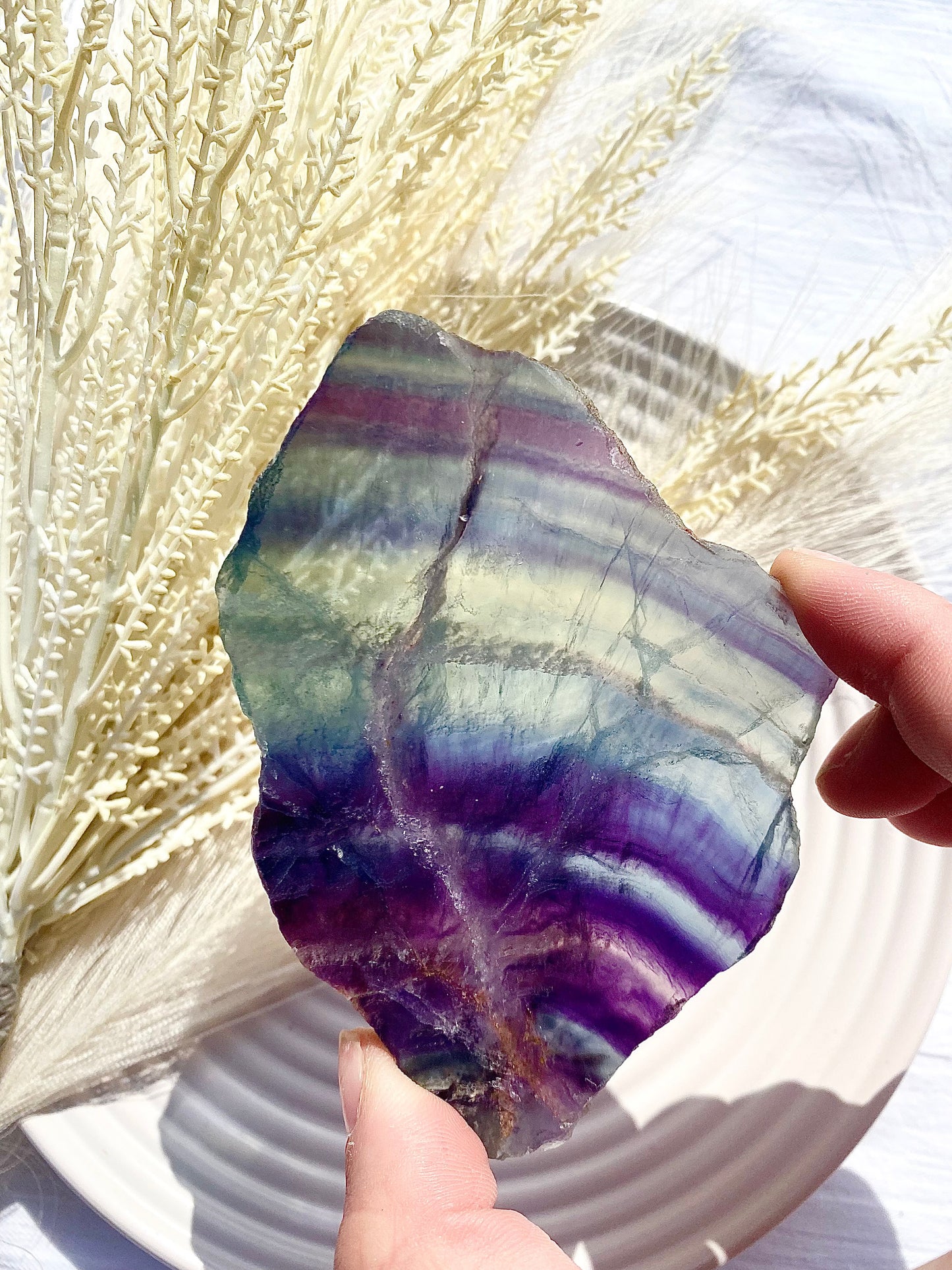 Rainbow Fluorite Slabs