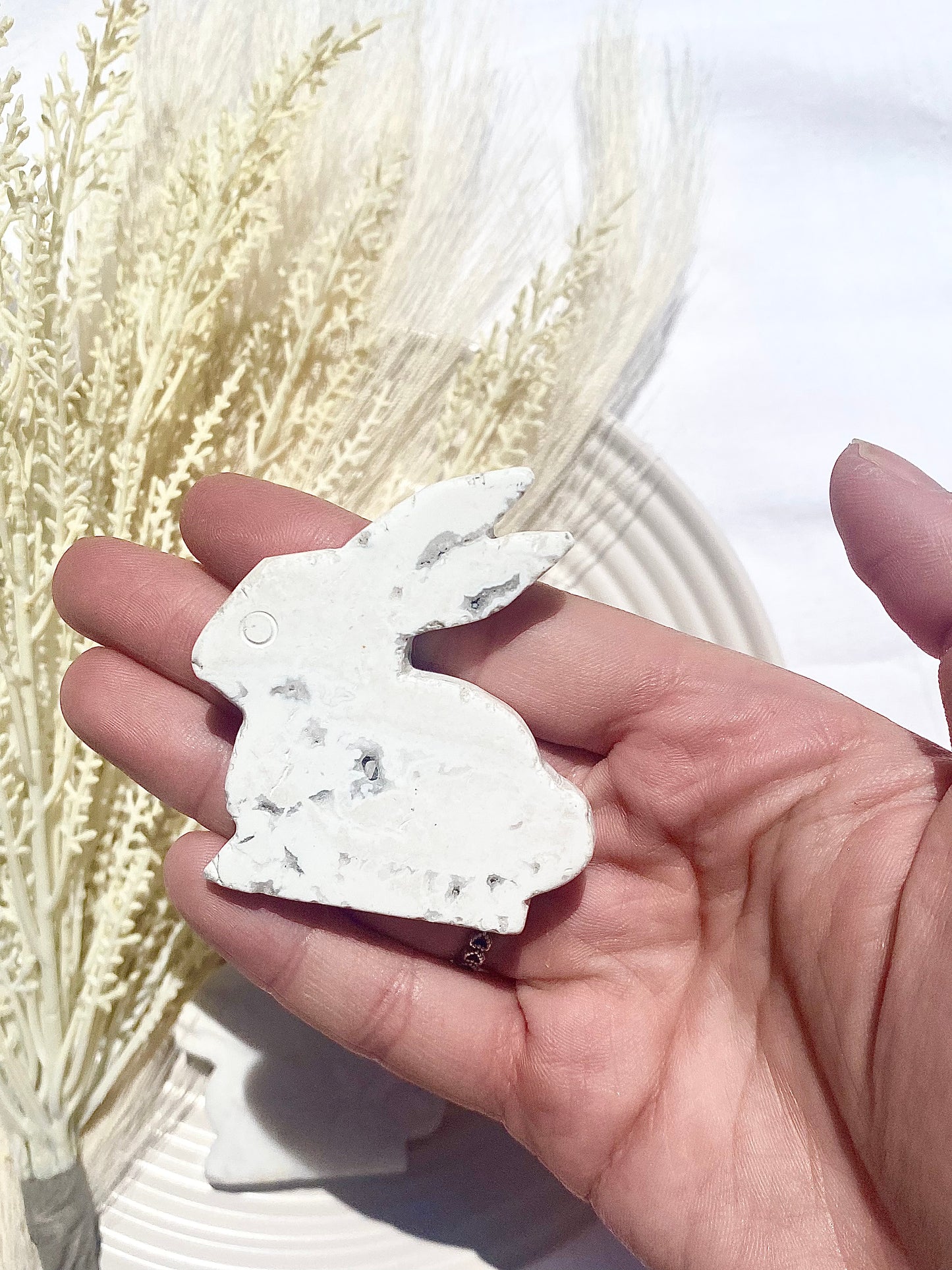 Snow Agate Bunny
