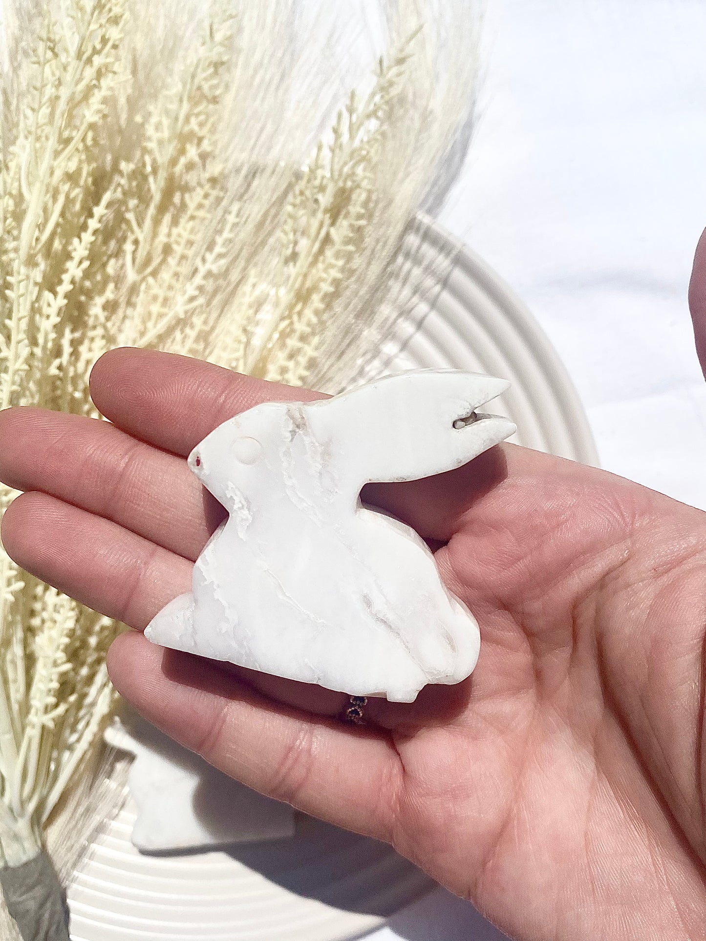 Snow Agate Bunny