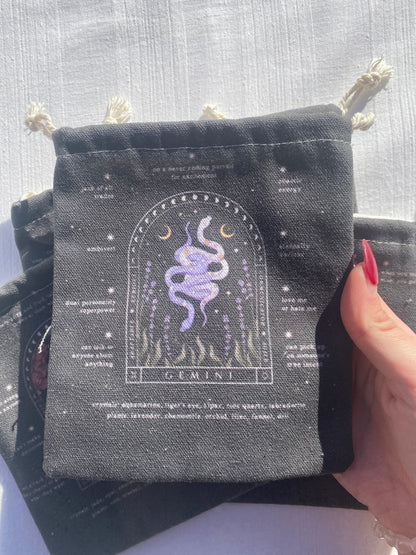 Zodiac Tarot Bags